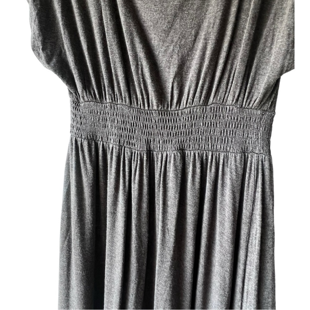 Elegant Brown Midi Dress maternity dress size M gray - Picture 4 of 9